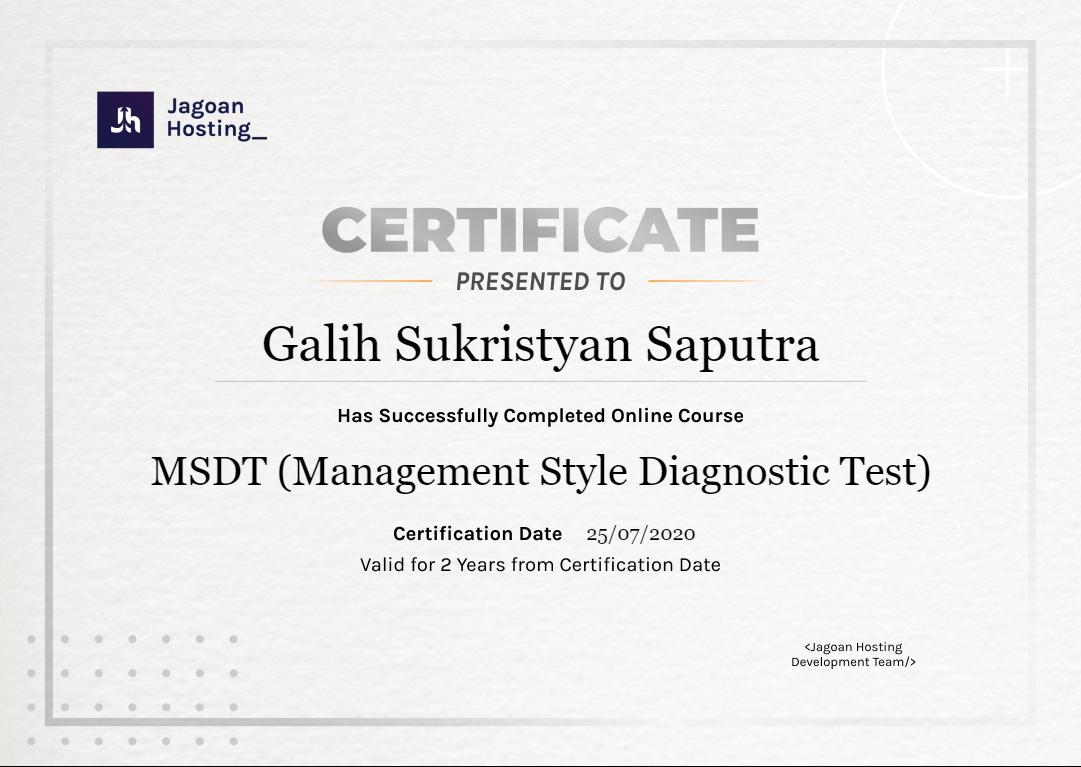 Management Style Diagnostic Test